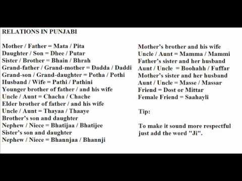 essay on my family meaning in punjabi