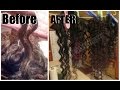 Straight to Curly : Boiling Permanent Spiral Curls Into Virgin hair  !