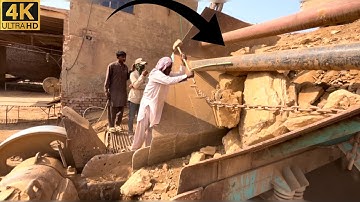 Big Rock Jaw Crusher Machine in Action | Powerful Stone Crushing ASMR Sounds