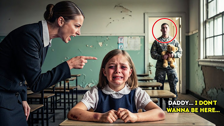 A Soldier Came To Pick Up His Daughter…What He Saw Inside The Classroom Was Horrifying…