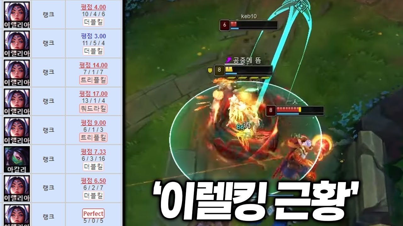 방송 끈 이렐킹은 신이고 무적이다