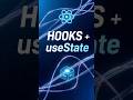 React Hooks Explained ⚛️ | useState Finally Simple 👨💻 | #reactjs #shorts #viral #trending #tech