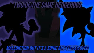 Two Of The Same Hedgehogs | Malediction but its a Sonic and Curse Cover V2 + Announcements