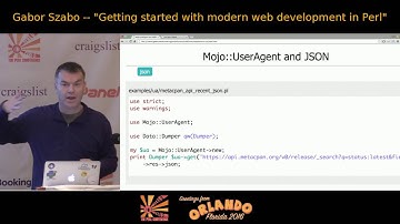 2016 - Getting started with modern web development in Perl‎ - Gabor Szabo