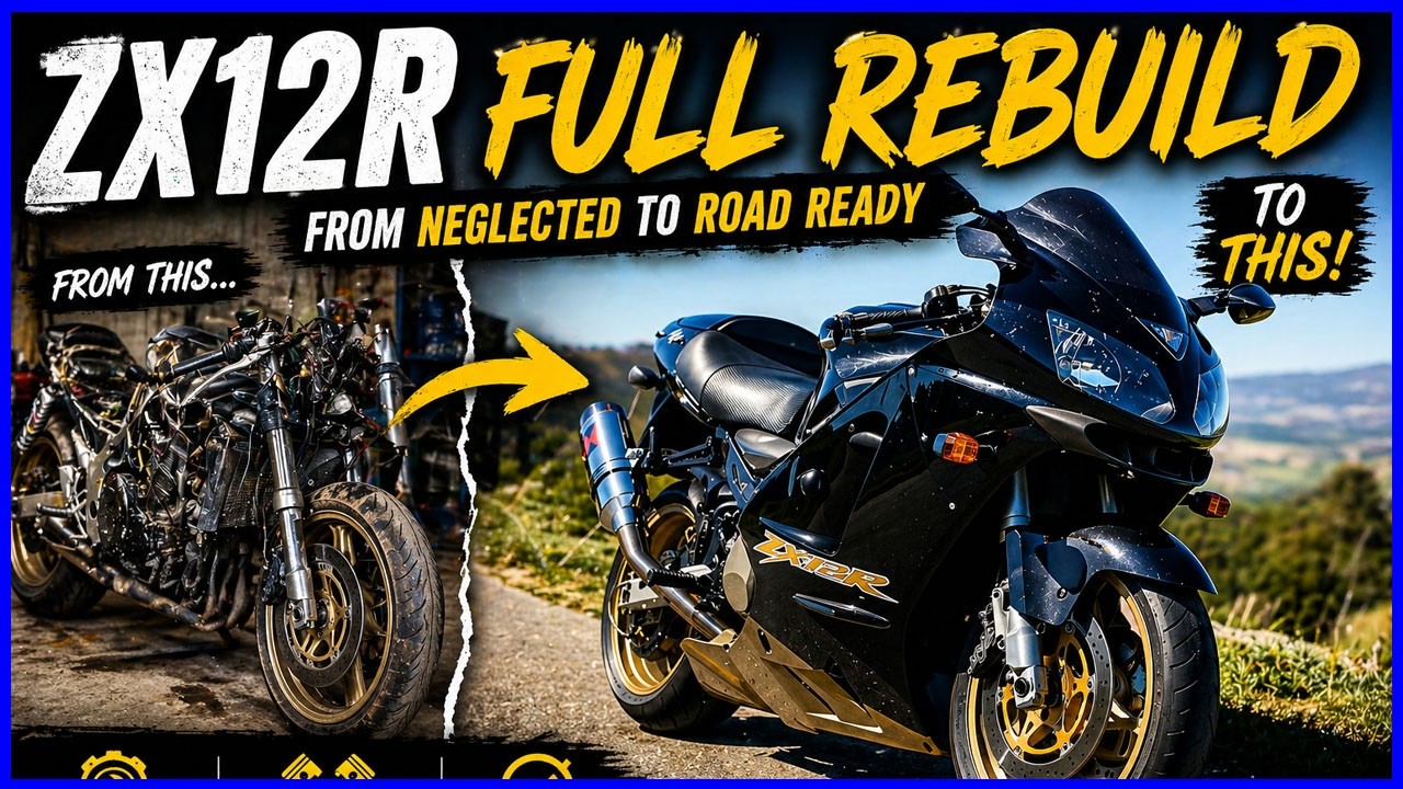 ZX12R Full Winter Project - From Neglected to Road Ready - YouTube