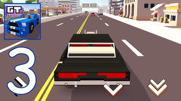 Blocky Car Race‪r‬‏ Gameplay Walkthrough - Part 3 (Android,IOS)