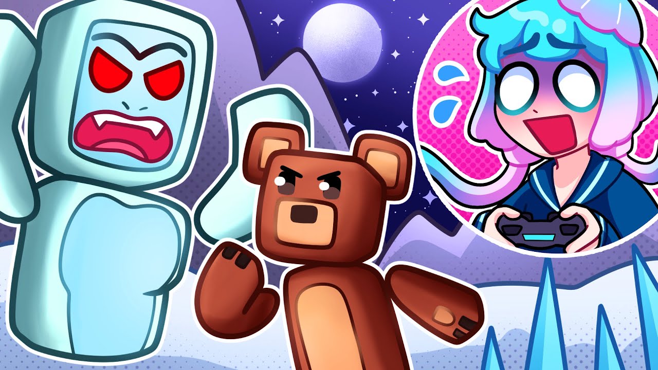 Explorando a FASE DO GELO! | Super Bear Adventure
