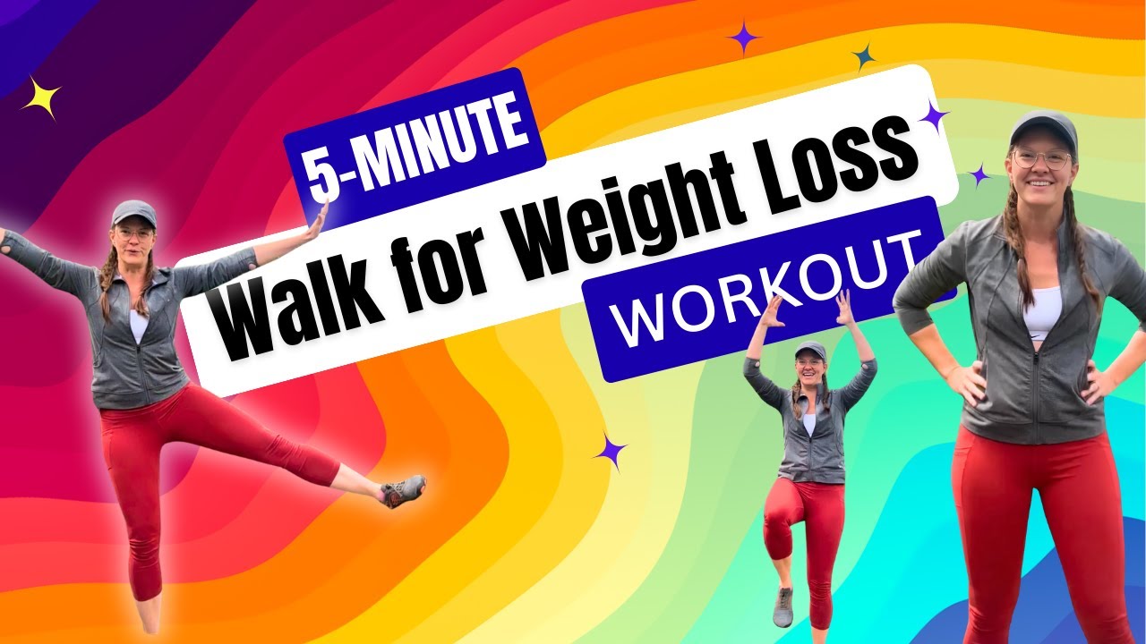 5-Minute Walking Workout for Weight Loss – Quick, Low-Impact Fat Burning Exercise 🔥 💪