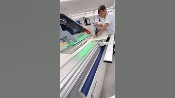 Got to see the new SCM blade off system today in Italy! #woodworking #tools #maker #woodwork