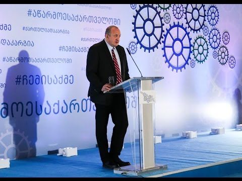 12 იანვარი, 2017. პრეზიდენტის გამოსვლა რედისონში