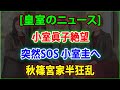 「皇室のニュース」小室眞子絶望 突然SOS 小室圭へ! 秋篠宮家半狂乱!JNews 247