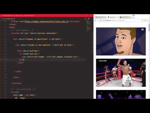 Getting Started with Vue.js: #17 Styling Gifs and Author Overlays
