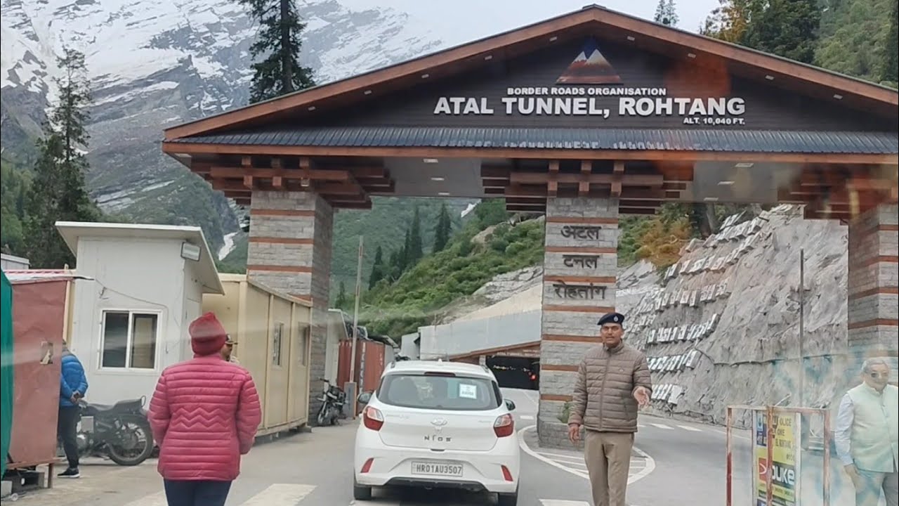 Manali to Atal tunnel by road | Atal tunnel Rohtang | Manali to sisu # ...