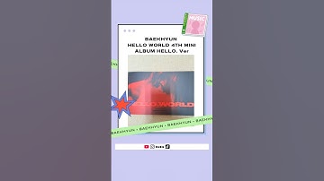 【KuKu】Unboxing BAEKHYUN HELLO WORLD 4TH MINI ALBUM HELLO. Ver #BAEKHYUN