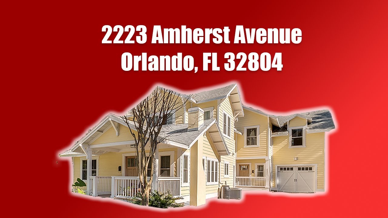 Deniz Realty Partners Listing 2223 Amherst Avenue, Orlando, FL 32804