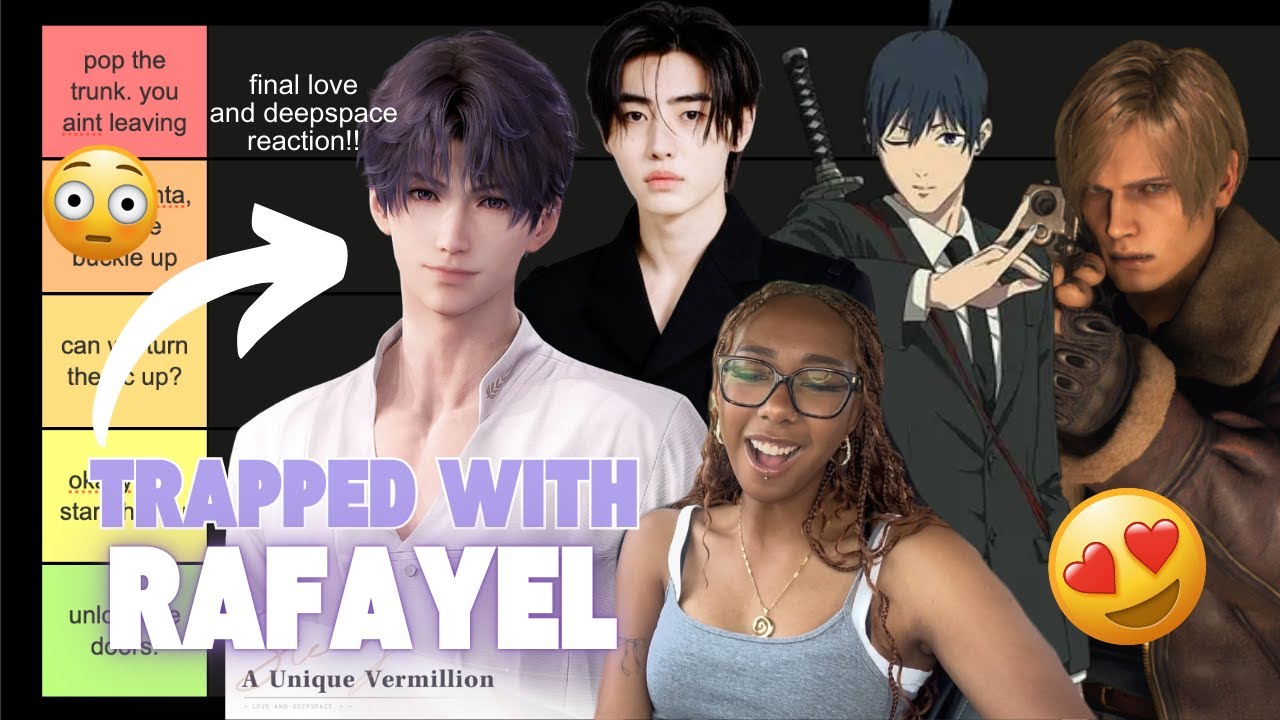 TRAPPED WITH RAFAYEL!? (new fav lads character?) | tier ranking your CHARACTER EDITS