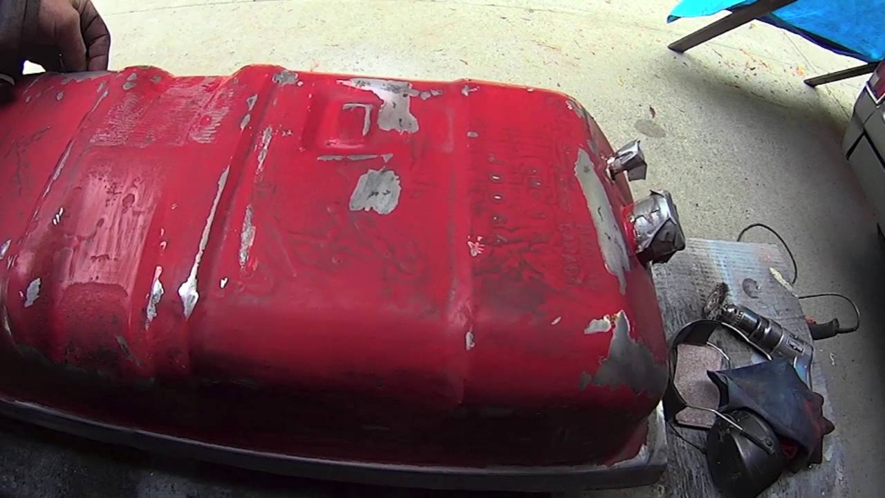 1986 Chevy K10 Restoration "Part 9 " Gas tanks refurbishing YouTube