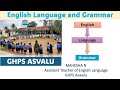 GHPS ASVALU - ENGLISH BASIC GRAMMAR 01 BY STUDENTS #school #education #mysore
