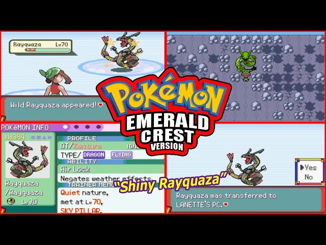 LIVE] Shiny Emerald Rayquaza After 5248 RA's In Pokémon Emerald. (Colo  Showcase) 