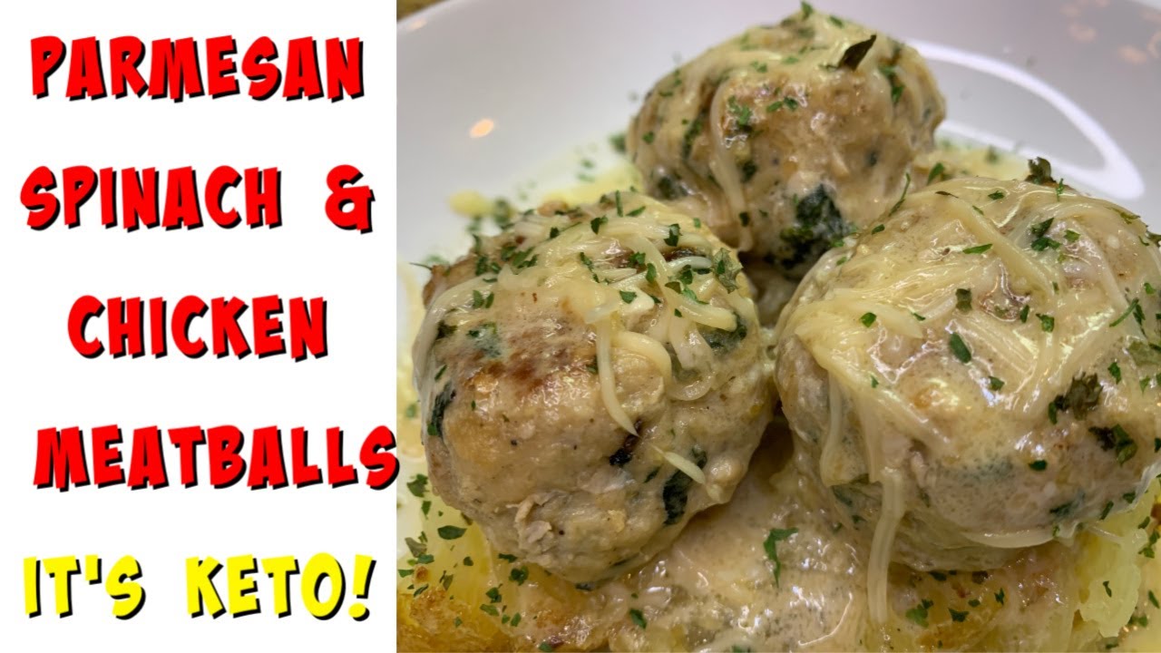 Parmesan Chicken and Spinach Meatballs It’s KETO! YouTube