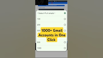 How to Create Bulk Gmails With Password | Bulk Gmail Method #shorts #creategmailaccount #bulkgmails
