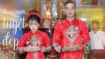 Đám cưới cô dâu hồn nhiên, xinh như Búp Bê | cặp đôi Trai Tài Gái Sắc chung xóm đẹp như mơ