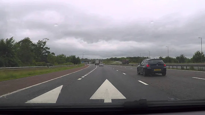 UK Motorways M6 J45 Gretna A74M J22 Scottish Border