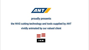 Water Abrasive Suspension (WAS) cutting technology supplied by ANT vividly animated by IKM
