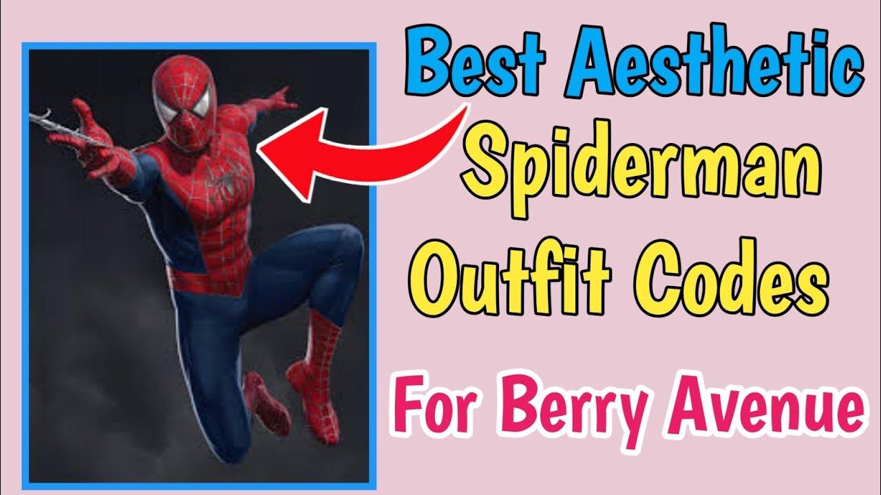 Berry Avenue Spiderman Outfit Codes (2023) l Roblox Best Spiderman