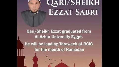 Surat Al Tawba , Sheikh Ezzat Sabry , سورة التوبة من صلاة التراويح بكندا ونزرRCIC للشيخ عزت صبرى