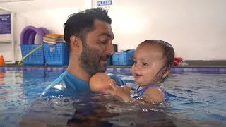 Baby Alissa Swimming at 16months old