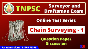 Chain Surveying Test 1 - Question Paper Discussion | TNPSC Surveyor and Draughtsman | Sparks Academy
