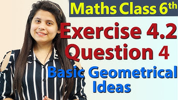 Q 4 - Ex 4.2 - Basic Geometrical Ideas - Chapter 4 - Class 6th NCERT Maths