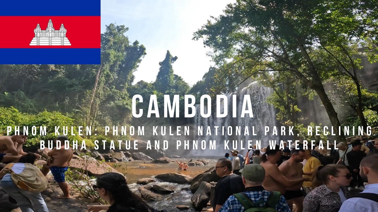 🇰🇭 Cambodia Ep. 4 (Phnom Kulen): DRAMATIC Cliffs, Waterfalls and Temples in ONE Park!!