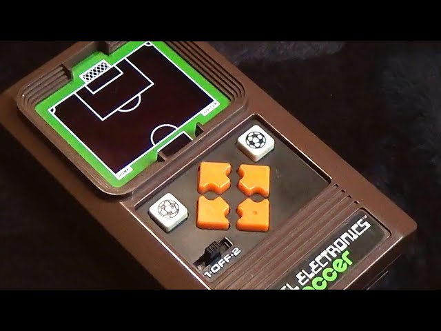 レトロ LEDゲーム】マテル サッカー エレクトロニクス シュート