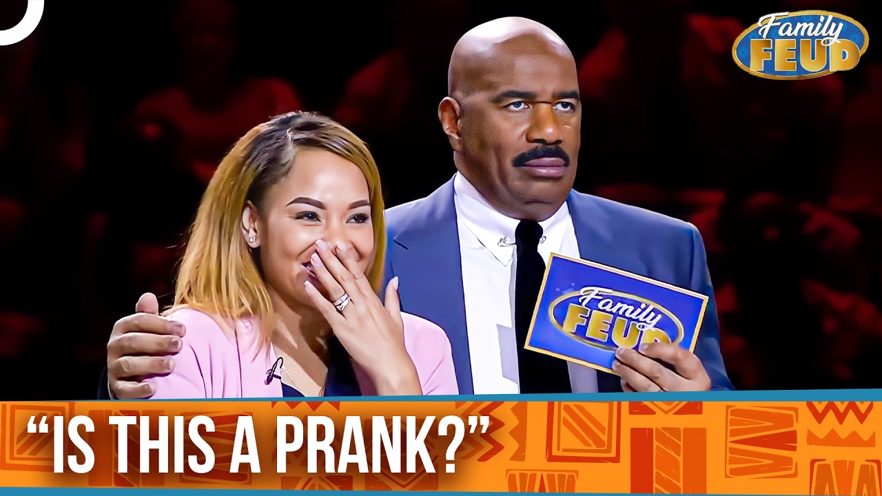 Steve Questioned EVERYTHING After She Said THIS! | Fast Money | Family Feud Classics