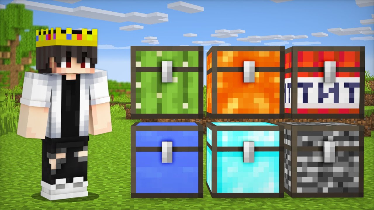 I Found 6 BURIED CHESTS In Minecraft..!