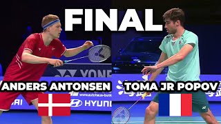 European Medal Final Showdown: Anders Antonsen vs. Toma Jr Popov