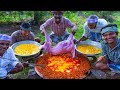 MUTTON SCRAMBLED EGG | Biggest Scrambled Egg Cooking with Mutton Keema Meat | Lamb mixed Egg Recipe