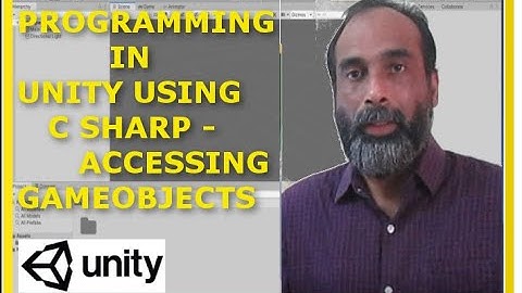 12. Game Programming in unity using C Sharp - Identifying gameobjects and applying materials