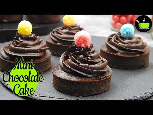 Mini Chocolate Cake In 10 Mins | Chocolate Cake Without Oven & Mould | Instant Cake Recipe | She Cooks