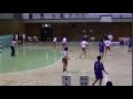 少年女子ハンドボール準決勝前半途中から：大阪府ＶＳ東京都