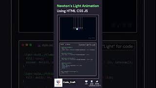 Information 💡 Newton’s Light Animation with HTML, CSS & JS 🚀 | Creative Web Animation Update