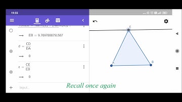 Thales Theorem | Silent class | #geogebra