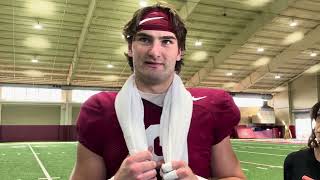 Alabama Football TE Marshall Pritchett Interview | Texas A&M Week