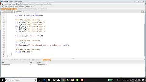 What is array and when we need to use array in apex