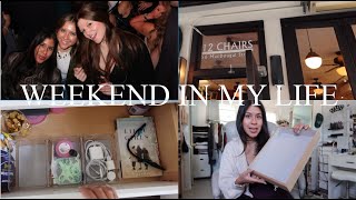 weekend in my life VLOG: 🌸 spring cleaning, 🎬 being an extra on Netflix show, nyc night out