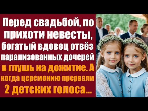 Перед Свадьбой, По Прихоти Невесты, Богатый Вдовец Отвёз Парализованных Дочерей В Глушь На Дожитие.