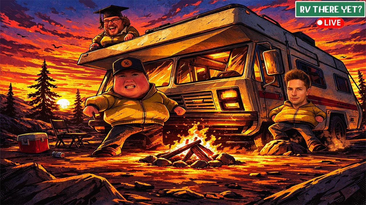 🔴Live Treacherous Terrain with Colli T and Dr. Pap | RV There Yet