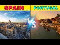 SPAIN VS PORTUGAL COUNTRY COMPARISON || कौनसा यूरोपियन देश ज़्यादा बेहतर ? SPAIN VS PORTUGAL